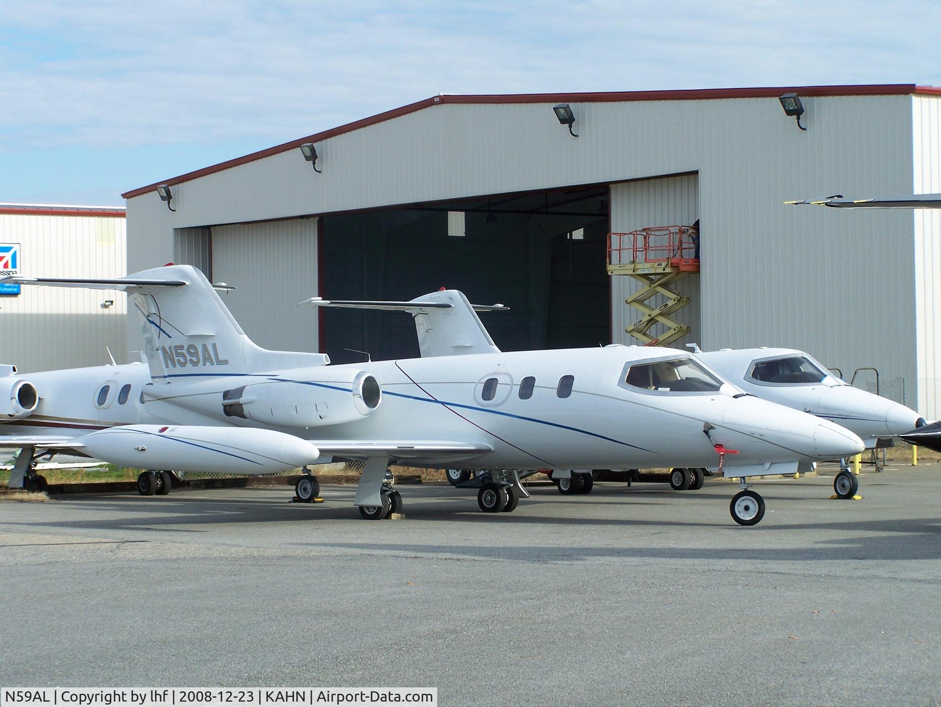 N59AL, Bell 206B C/N 1422, Learjet 24D s/n 236