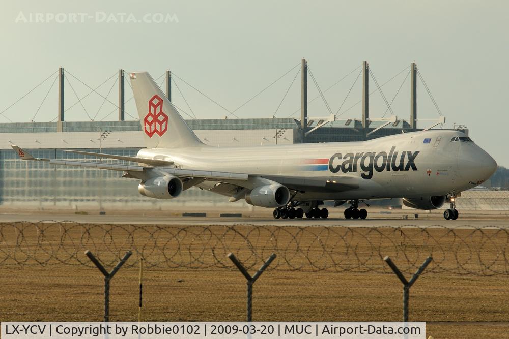 LX-YCV, 2008 Boeing 747-4R7F/SCD C/N 35805/1407, Nice surprise at MUC