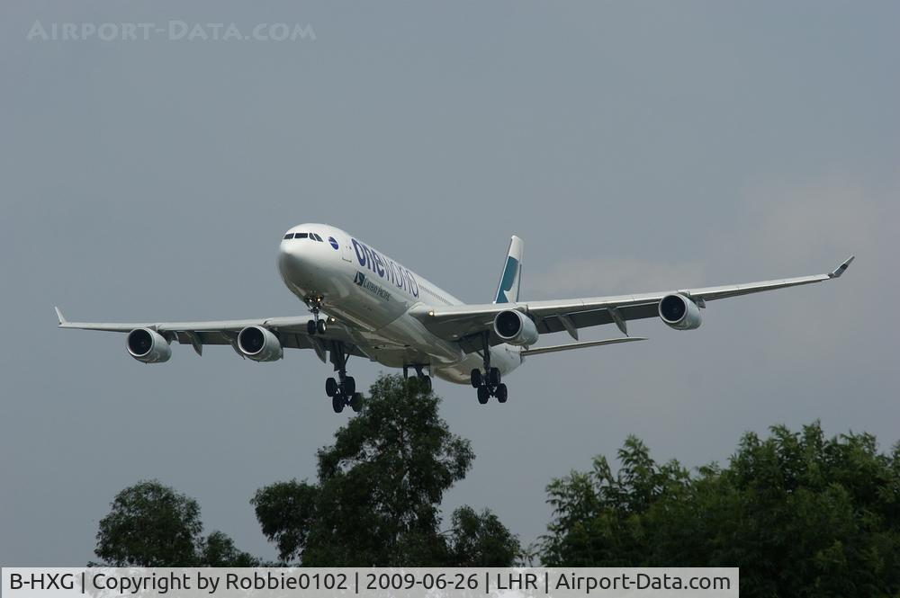 B-HXG, 1998 Airbus A340-313 C/N 208, my highlight of the year 2009