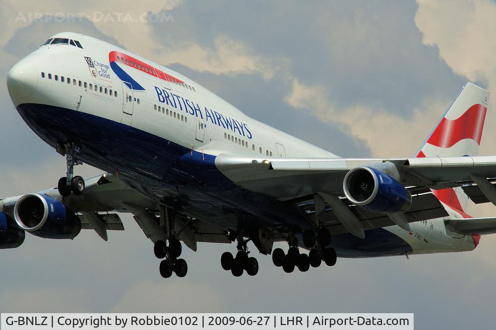 G-BNLZ, 1993 Boeing 747-436 C/N 27091, BA 747 One Worls