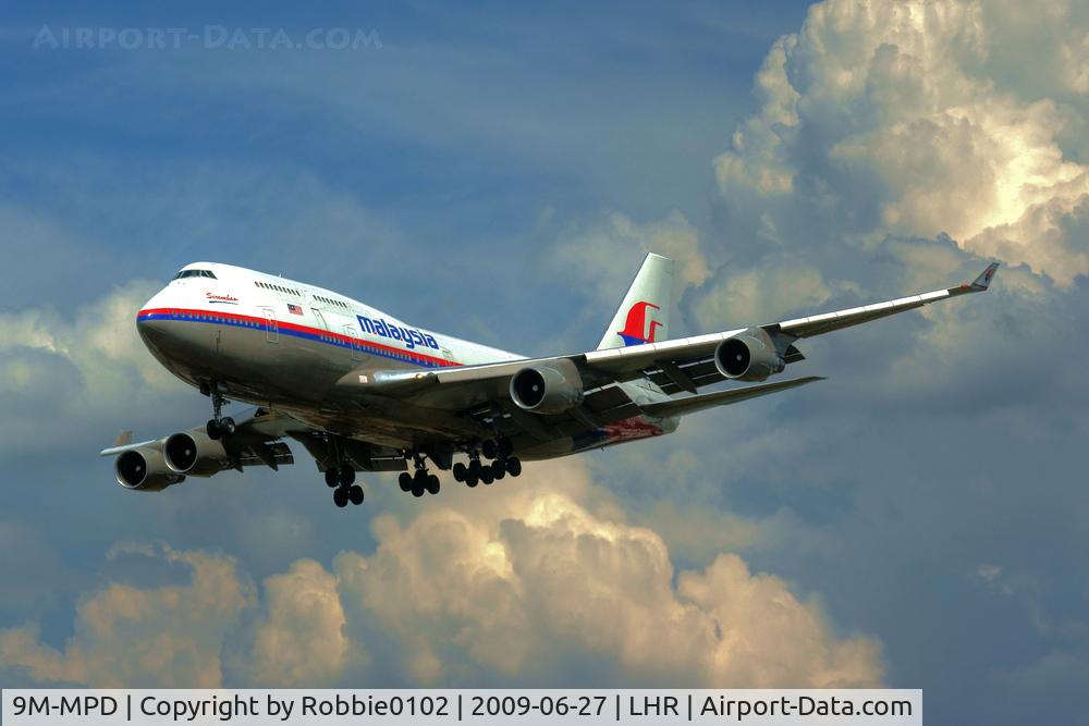 9M-MPD, 1993 Boeing 747-4H6 C/N 25701, HDR-Test