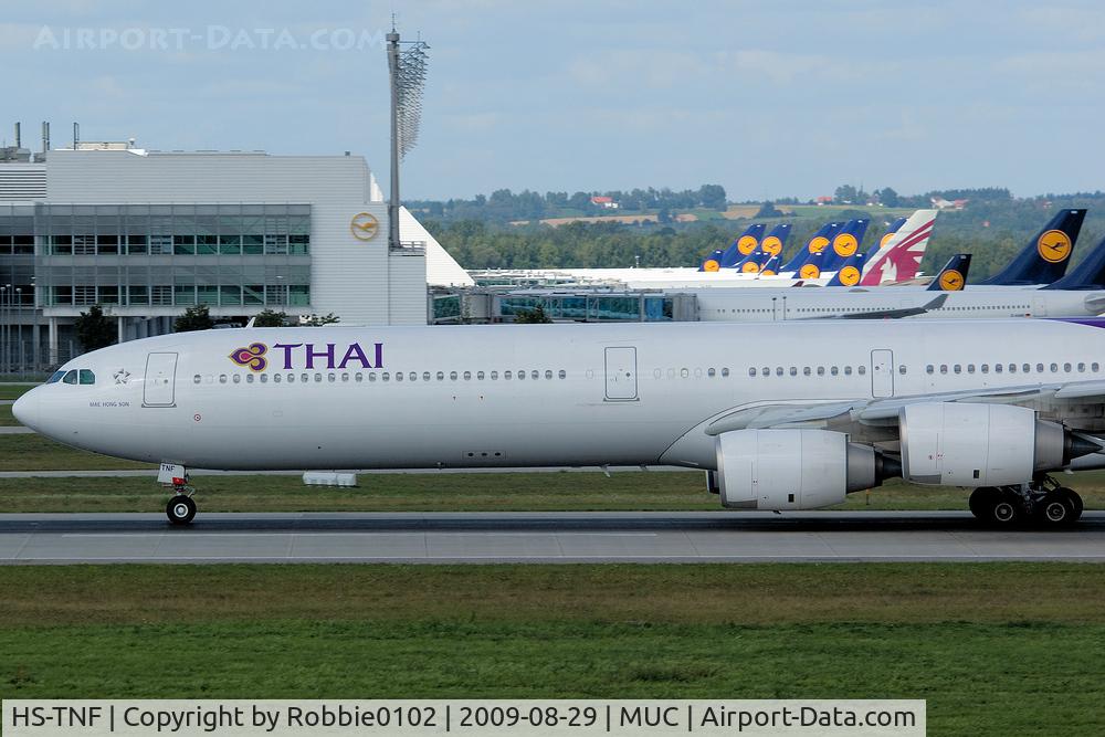 HS-TNF, 2008 Airbus A340-642 C/N 953, finally I got this beautiful plane