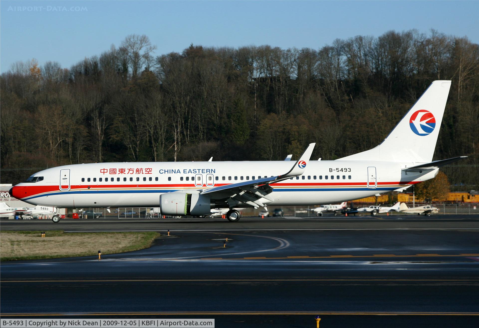 B-5493, 2009 Boeing 737-89P C/N 29652, KBFI