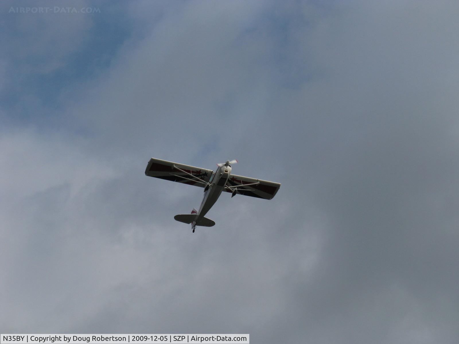 N35BY, 2005 American Champion 8KCAB Super Decathlon C/N 998-2005, 2005 American Champion 8KCAB SUPER DECATHLON, Lycoming AEIO-360-H1B 180 Hp, CS prop, near symmentrical airfoil, takeoff climb Rwy 22