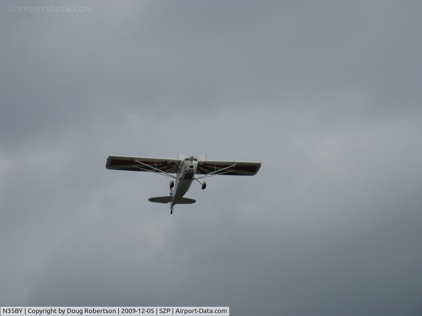 N35BY, 2005 American Champion 8KCAB Super Decathlon C/N 998-2005, 2005 American Champion 8KCAB SUPER CECATHLON, Lycoming AEIO-360-H1B 360 Hp, CS prop, near symmentrical airloil, takeoff climb Rwy 22