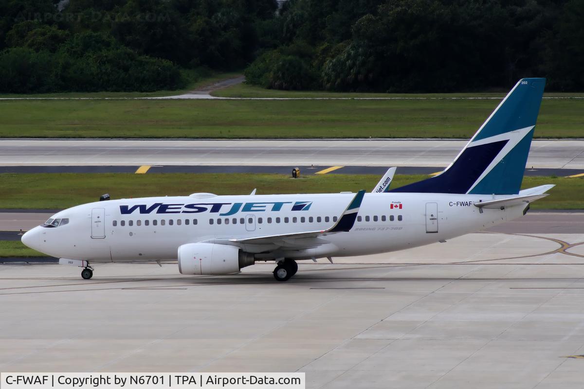 C-FWAF, 2002 Boeing 737-7CT C/N 32747, WestJet