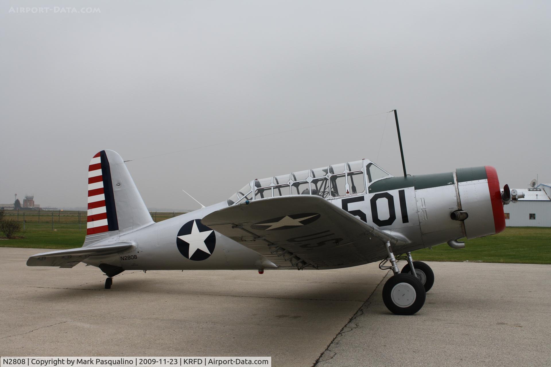 N2808, 1942 Vultee BT-13A Valiant C/N 6488, Vultee BT-13A