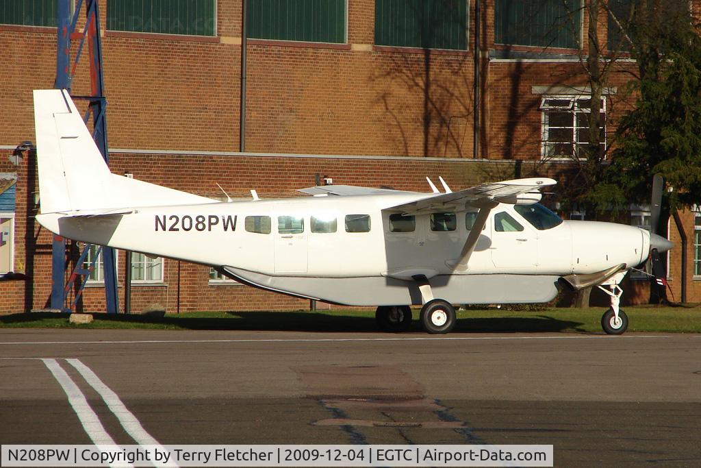 N208PW, 1997 Cessna 208B Grand Caravan C/N 208B0640, Cessna Caravan at Cranfield awaiting taking up marks of G-DLAC