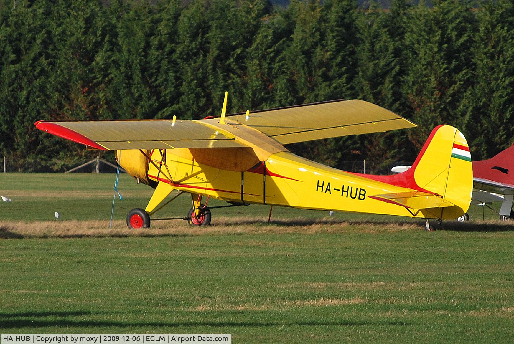 HA-HUB, 1960 Yakovlev Yak-12M C/N 210999, YAK-12M  9 cylinder air cooled radial 191 kW