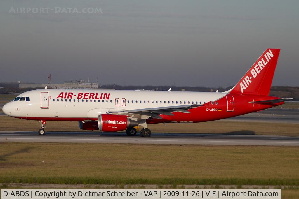 D-ABDS, 2007 Airbus A320-214 C/N 3289, Air Berlin A320