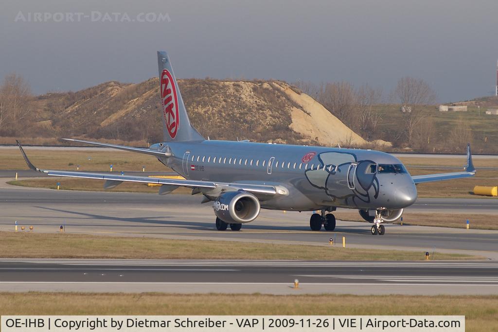 OE-IHB, 2009 Embraer 190LR (ERJ-190-100LR) C/N 19000294, FlyNiki Embraer 190