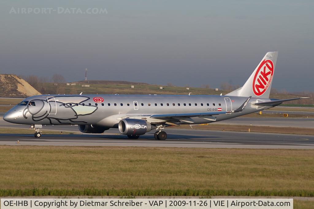 OE-IHB, 2009 Embraer 190LR (ERJ-190-100LR) C/N 19000294, FlyNiki Embraer 190
