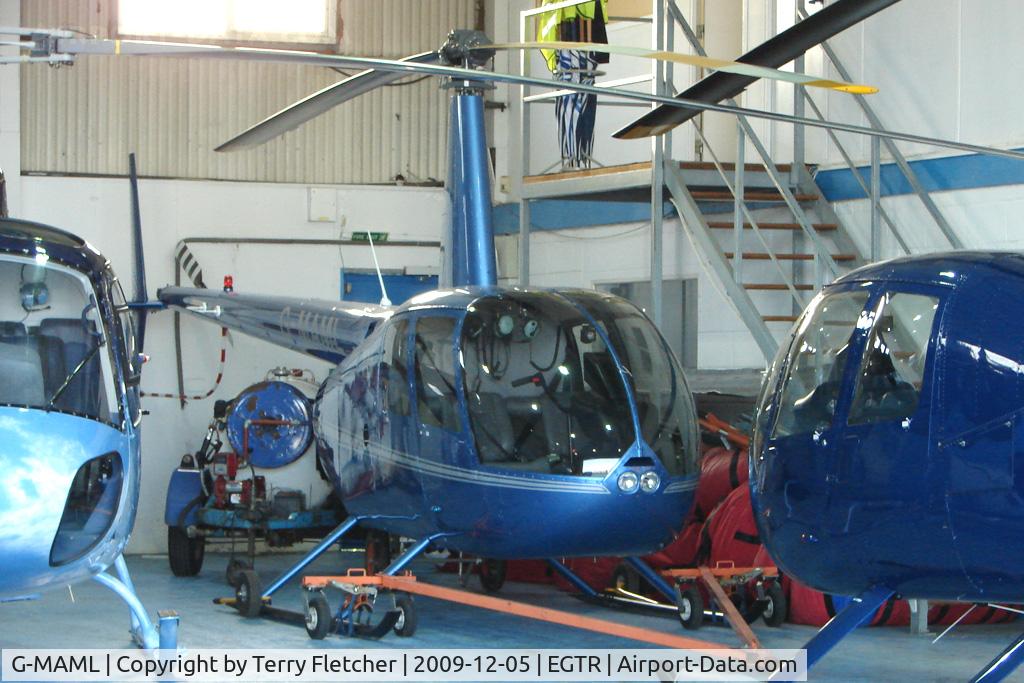 G-MAML, 2008 Robinson R44 II C/N 12153, Robinson R44 at Elstree