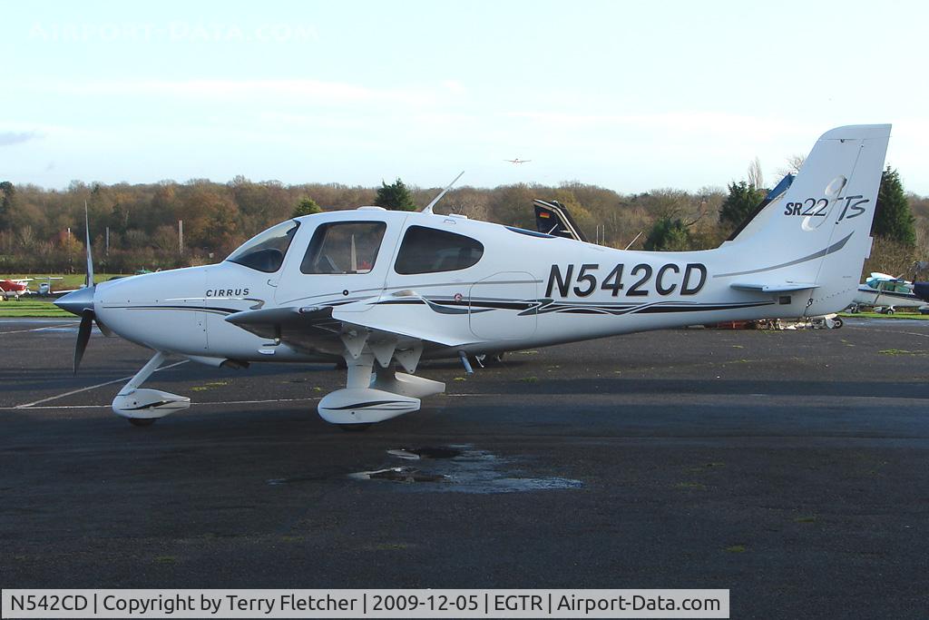 N542CD, 2004 Cirrus SR22 GTS C/N 1186, Cirrus SR22 at Elstree