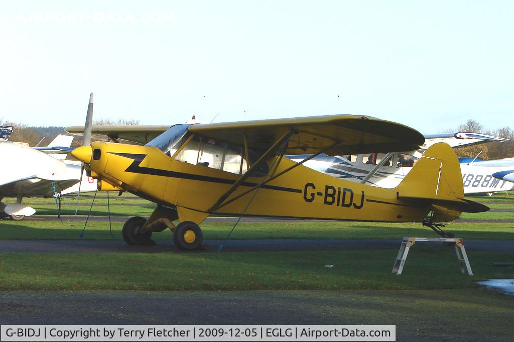 G-BIDJ, 1957 Piper PA-18A-150 Super Cub C/N 18-6007, 1957 Piper PA-18A-150 at Panshanger