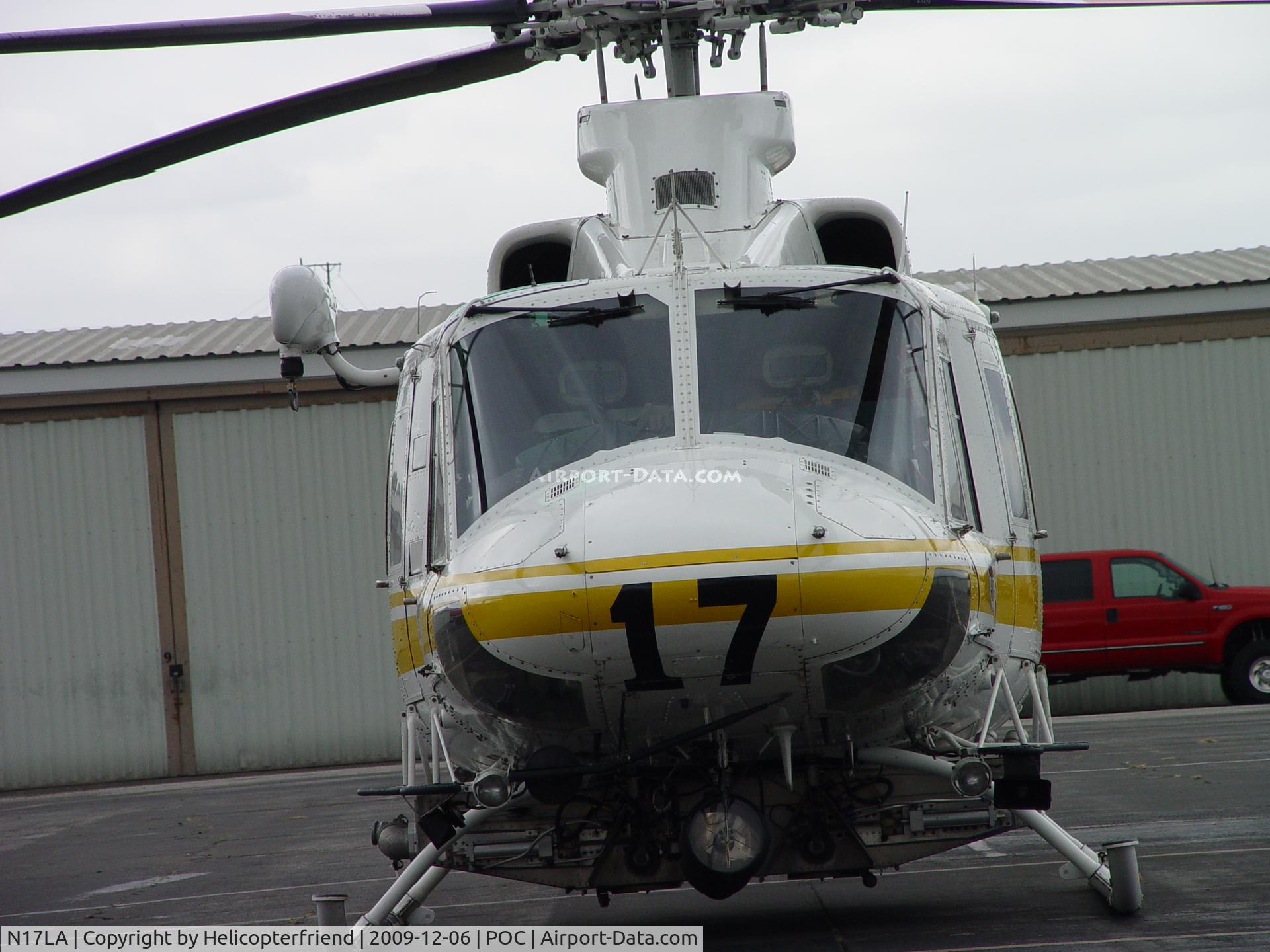 N17LA, 1992 Bell 412 C/N 36044, Here's looking at you
