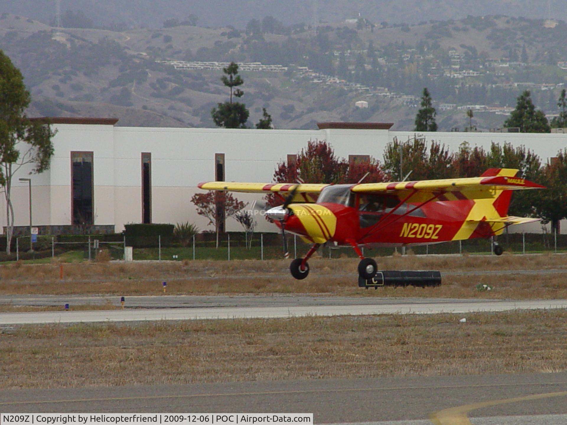 N209Z, 1999 Maule M-7-235C Orion C/N 25028C, Final for 26L, almost touched down
