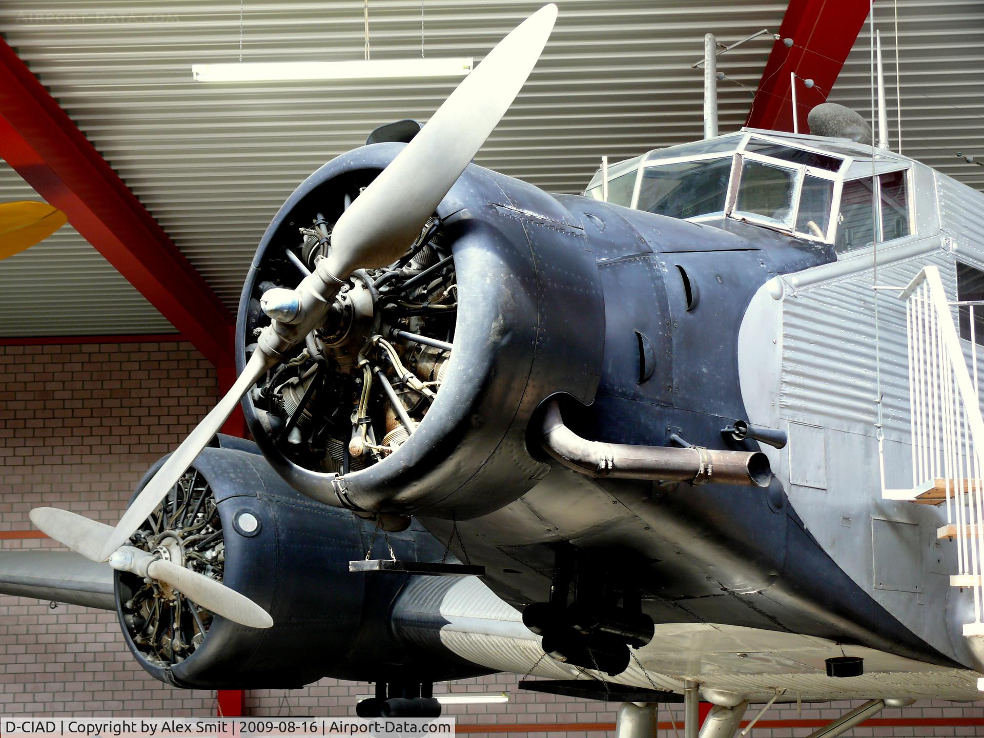 D-CIAD, Junkers (CASA) 352L (Ju-52) C/N 37, Junkers/CASA 352L D-CIAD Hermerskeil Museum 