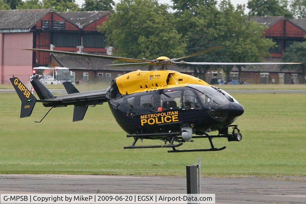 G-MPSB, 2005 Eurocopter-Kawasaki EC-145 (BK-117C-2) C/N 9068, Taken during the 2009 Air Britain fly-in.