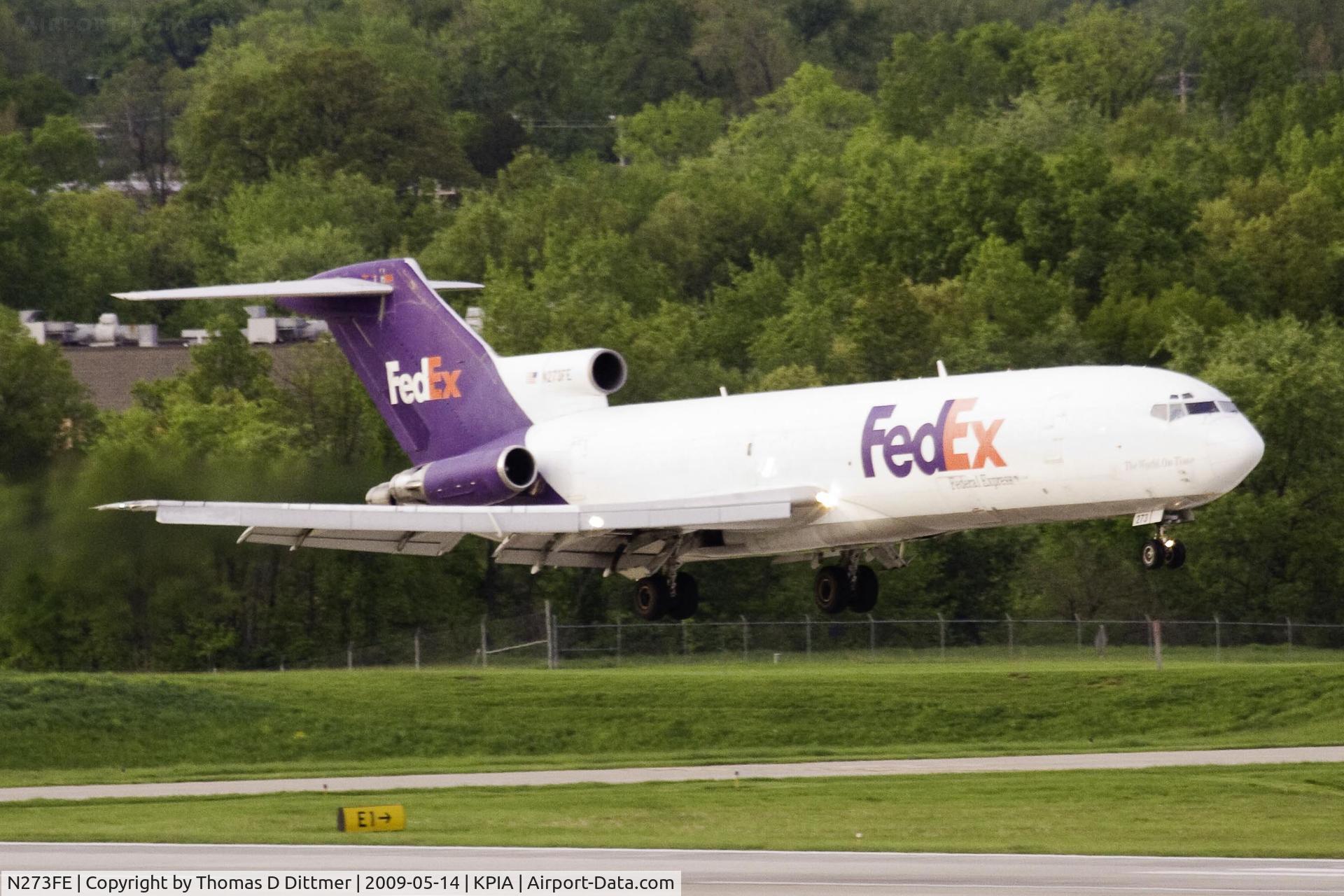 N273FE, 1980 Boeing 727-233F C/N 22038, Federal Express (N273FE) short final