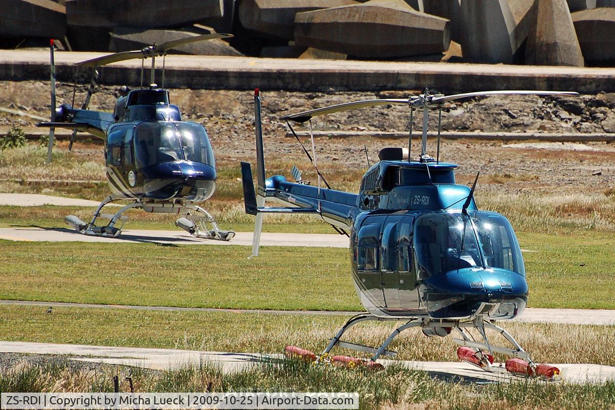 ZS-RDI, Bell 206L-3 LongRanger III C/N 51392, Cape Town - Victoria & Alfred Waterfront Heliport (ZS-HMB in background)