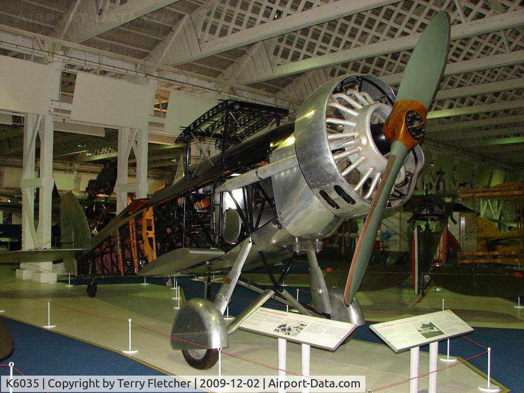 K6035, 1935 Westland Wallace II C/N WA24?2G, Westland Wallace exhibited in the RAF Museum Hendon , UK