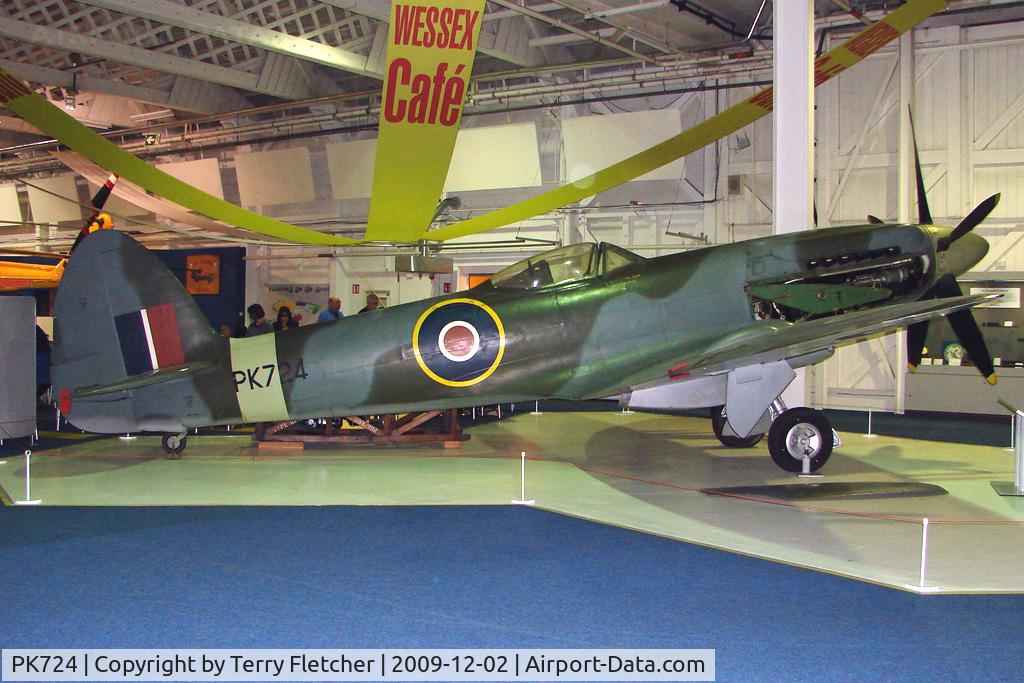 PK724, Supermarine 356 Spitfire F.24 C/N CBAF.255, Vickers Supermarine Spitfire F24 exhibited in the RAF Museum Hendon , UK