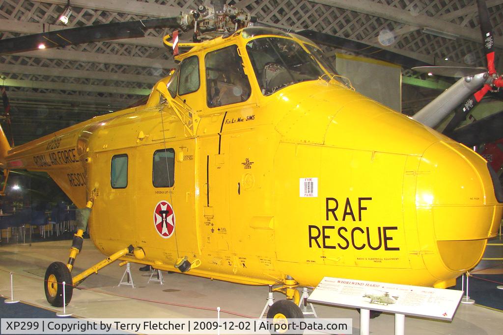 XP299, 1961 Westland Whirlwind HAR.10 C/N WA342, Westland WHIRLWIND HAR.10 exhibited in the RAF Museum Hendon , UK