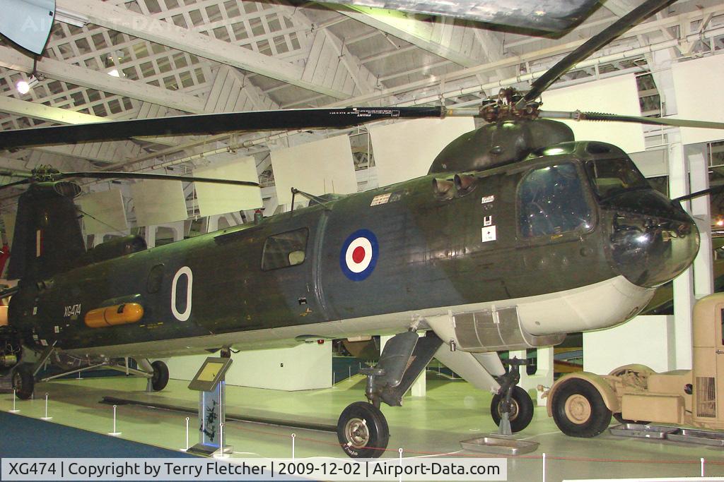 XG474, Bristol Belvedere HC.1 C/N 13365, Westland Belvedere HC1 exhibited in the RAF Museum Hendon , UK