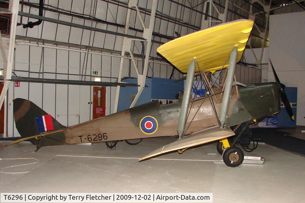 T6296, De Havilland DH-82A Tiger Moth II C/N 84711, De Haviland Tiger Moth, c/n: 84711 - exhibited in the RAF Museum Hendon , UK