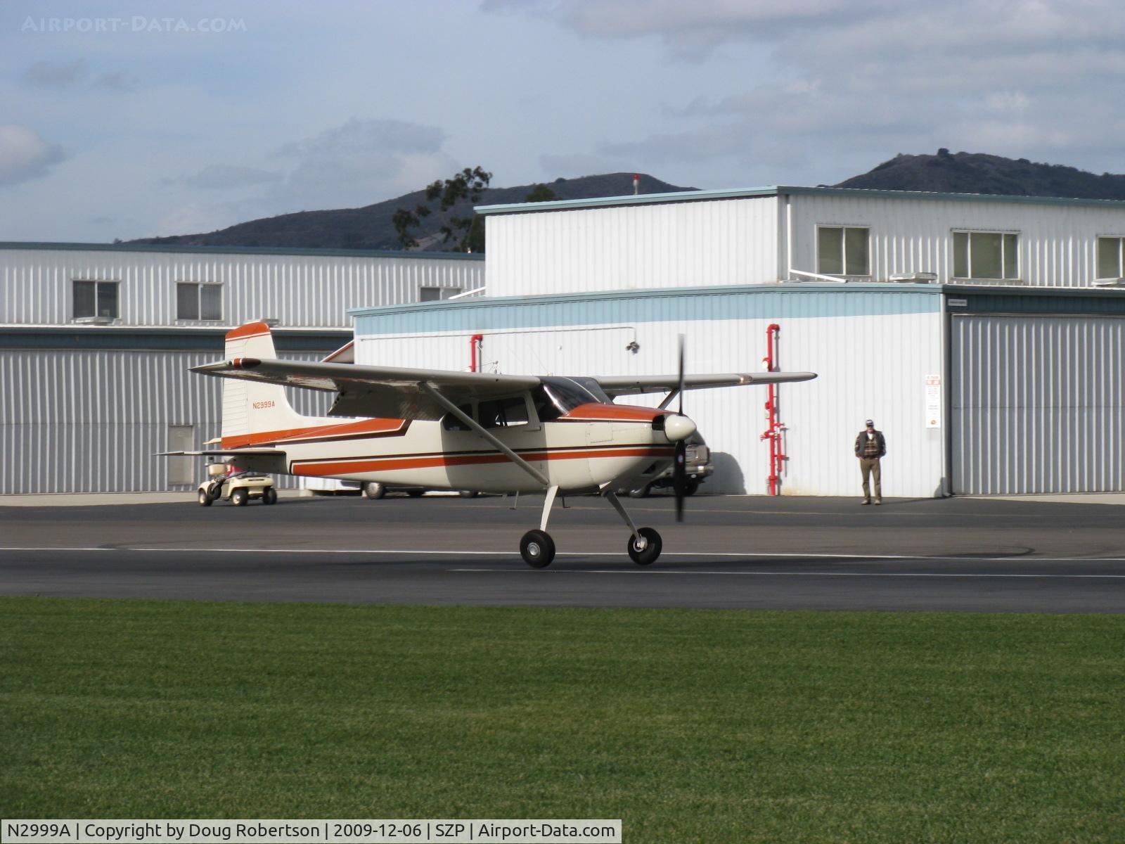 N2999A, 1953 Cessna 180 C/N 30199, 1953 Cessna 180, Continental O-470-A 225 Hp, landing Rwy 04