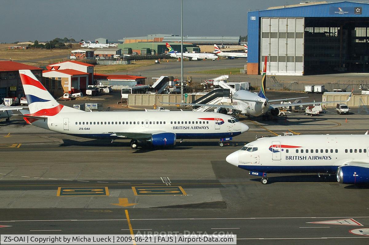 ZS-OAI, 1988 Boeing 737-33A C/N 24030, with ZS-OKB