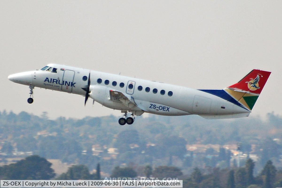 ZS-OEX, 1997 British Aerospace Jetstream 41 C/N 41103, At Jo'burg