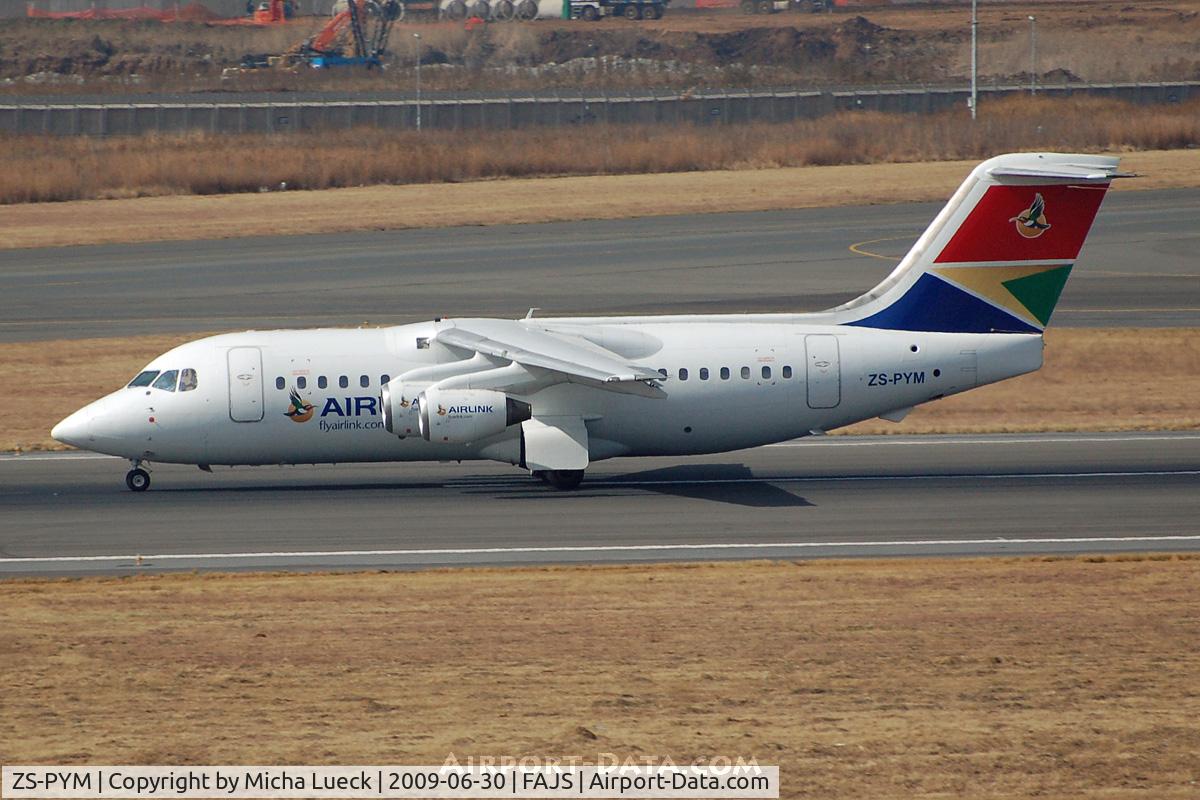 ZS-PYM, 1986 British Aerospace BAe.146-200 C/N E2058, At Jo'burg