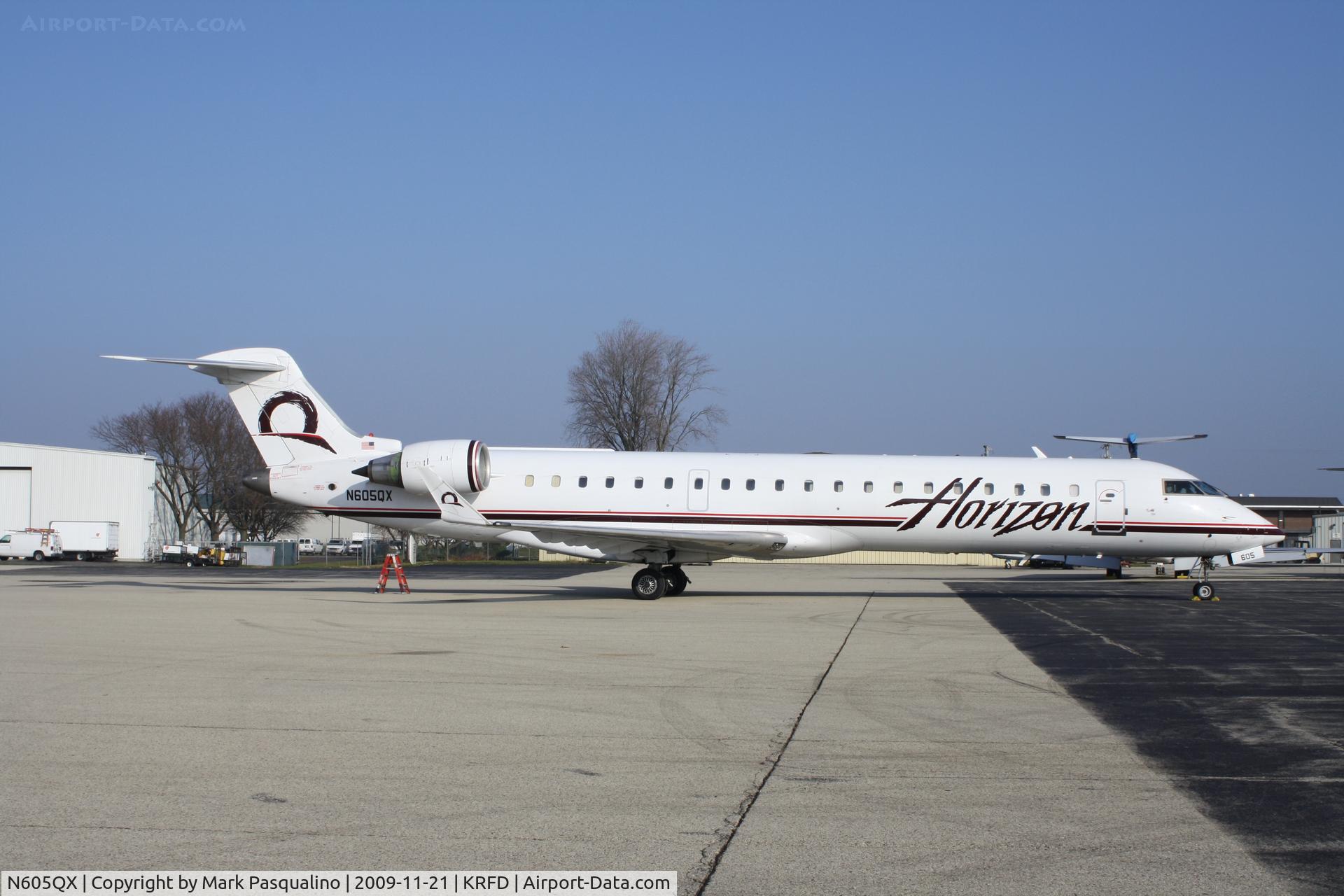 N605QX, 2002 Bombardier CRJ-701 (CL-600-2C10) Regional Jet C/N 10022, CL-600-2C10