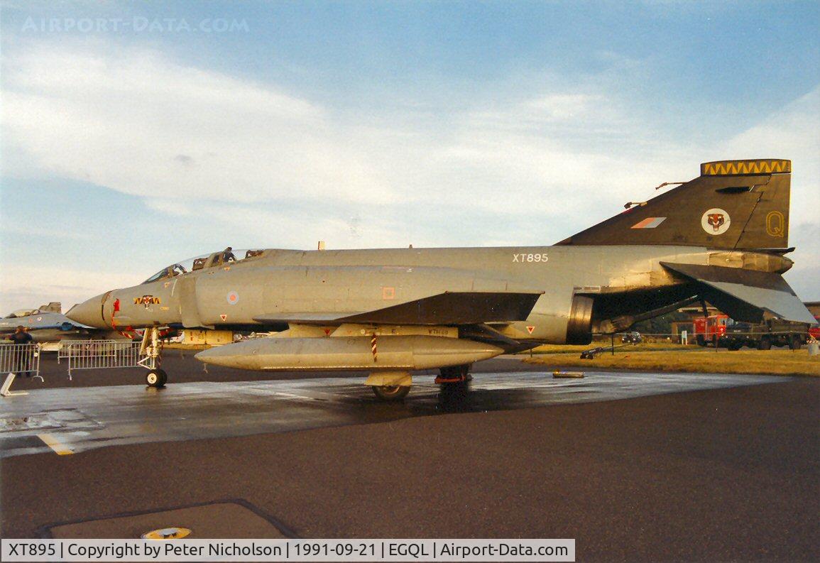 XT895, 1968 McDonnell Douglas Phantom FGR2 C/N 2417/0005, Phantom FGR.2 of 74 Squadron in the static park of the 1991 Leuchars Airshow.