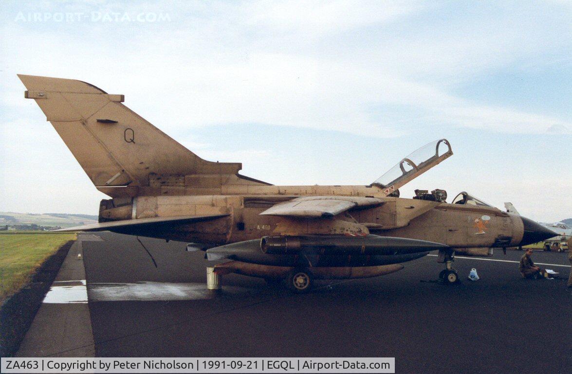 ZA463, 1983 Panavia Tornado GR.1 C/N 273/BS093/3129, Tornado GR.1 of 15 Squadron in the static park of the 1991 Leuchars Airshow.