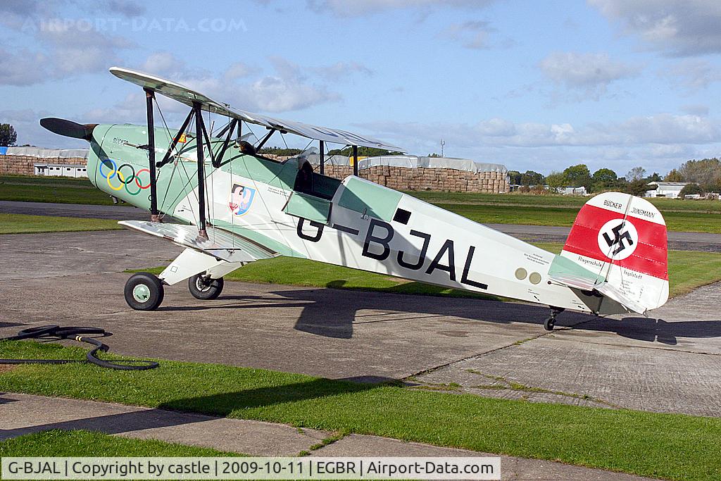G-BJAL, 1957 Bucker 1-131E Jungmann C/N 1028, seen @ Breighton