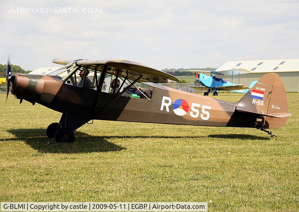 G-BLMI, 1952 Piper L-18C Super Cub (PA-18-95) C/N 18-2066, seen @ Kemble vintage flyin