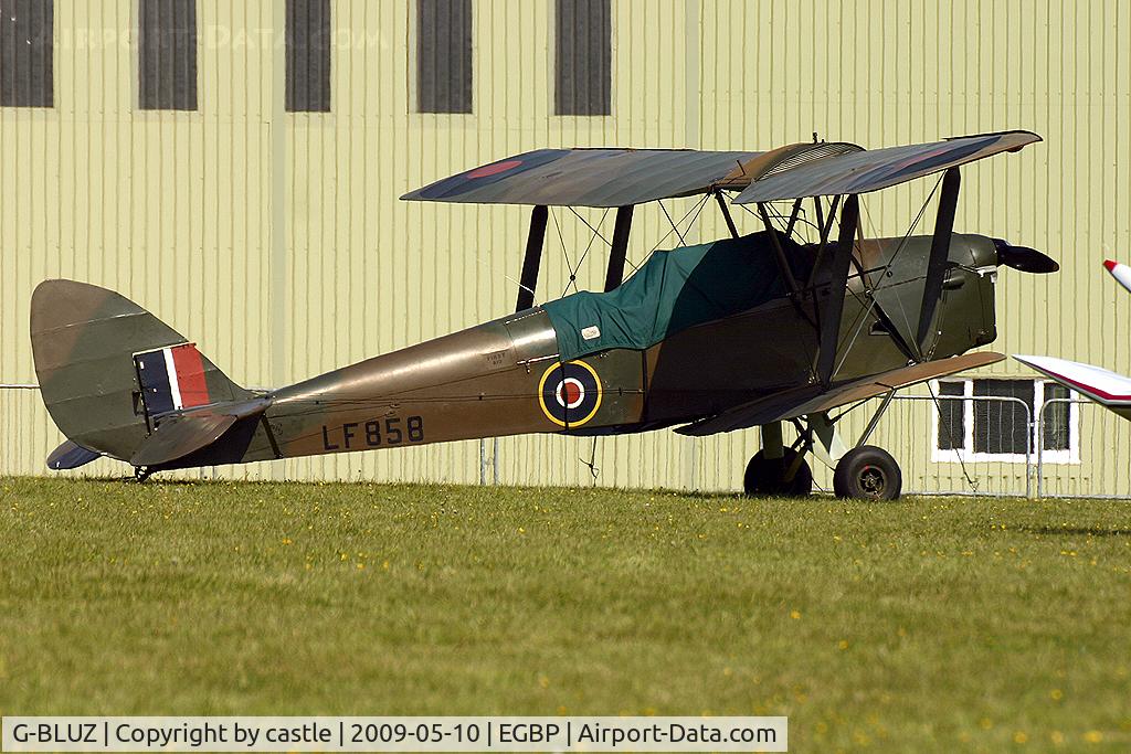 G-BLUZ, 1944 De Havilland DH.82B Queen Bee C/N 1435, seen @ Kemble vintage flyin