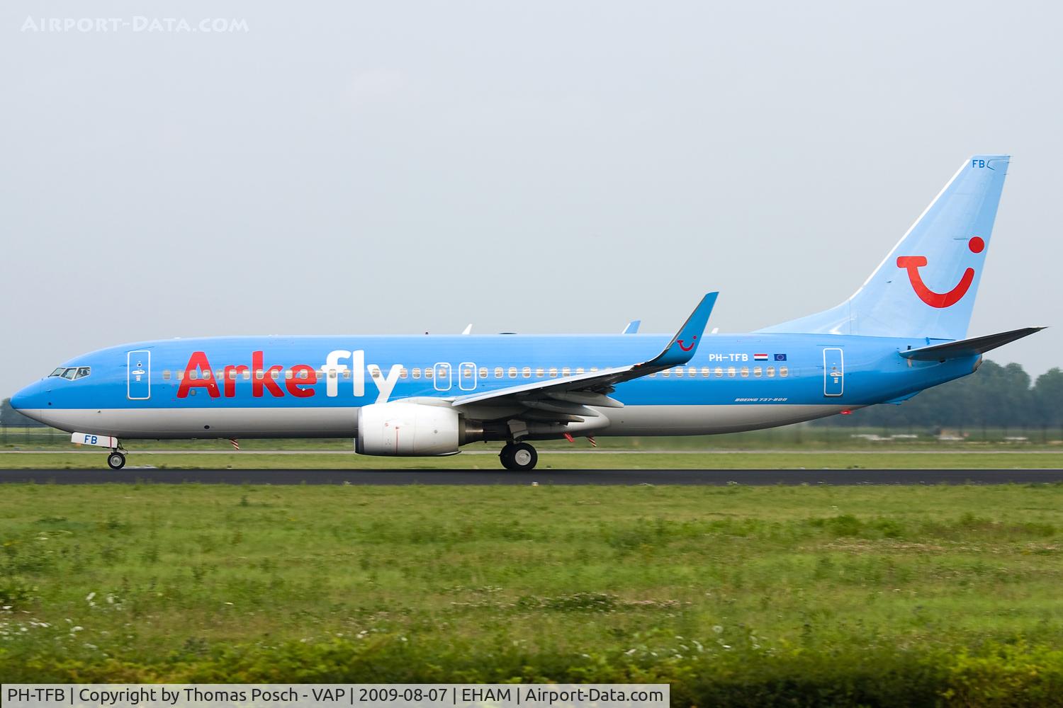 PH-TFB, 2009 Boeing 737-8K5 C/N 35149, Arkefly