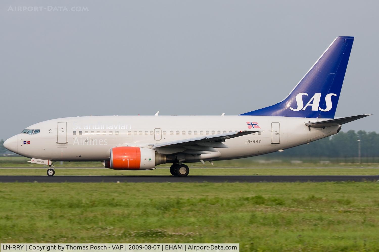 LN-RRY, 1998 Boeing 737-683 C/N 28297, SAS Scandinavian Airlines