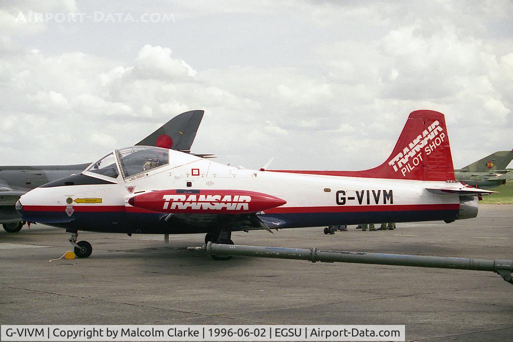 G-VIVM, 1964 BAC 84 Jet Provost T.5P C/N PAC/W/23907, BAC 84 Jet Provost T5A at Duxfords Classic Jet & Fighter Display in 1996.