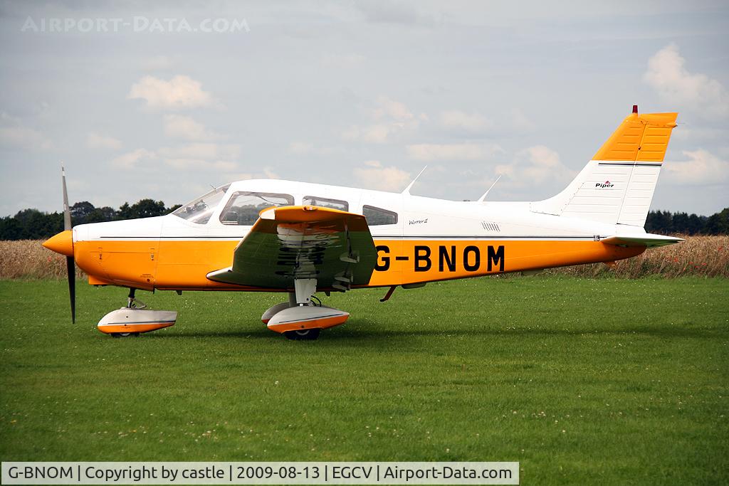 G-BNOM, 1987 Piper PA-28-161 Cherokee Warrior II C/N 2816024, seen @ Sleap