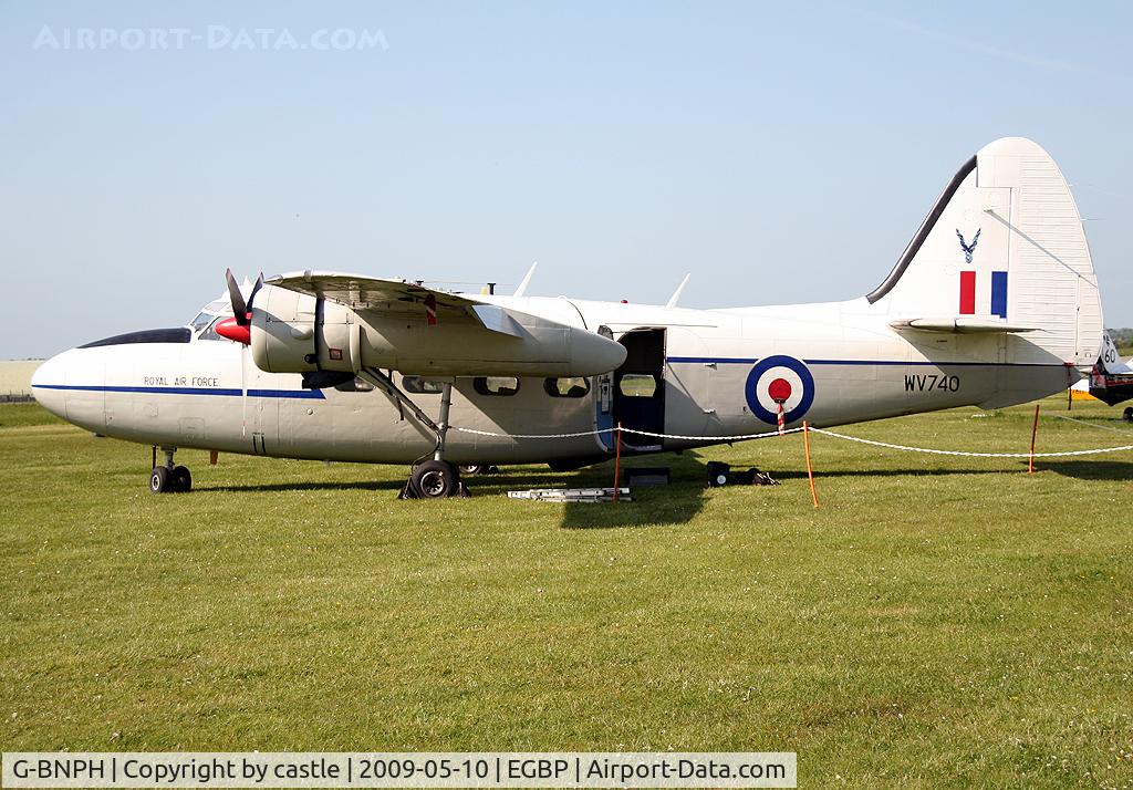 G-BNPH, 1955 Hunting Percival P-66 Pembroke C1 C/N PAC/66/027, seen @ Kemble vintage flyin