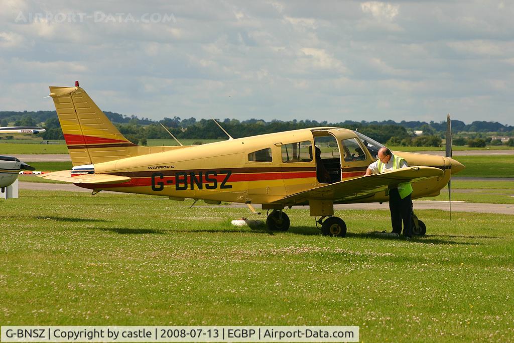 G-BNSZ, 1981 Piper PA-28-161 Cherokee Warrior II C/N 28-8116315, seen @ Kemble