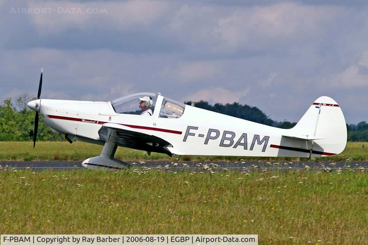 F-PBAM, Nicollier HN-700 Menestrel II C/N 02, Nicollier HN.700 Menestrel [02] Kemble~G 19/08/2006. Seen at PFA Flying for Fun Kemble 2006