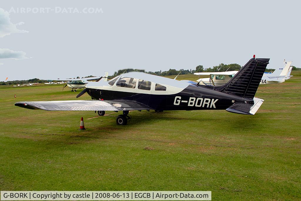 G-BORK, 1981 Piper PA-28-161 Cherokee Warrior II C/N 28-8116095, seen @ Barton