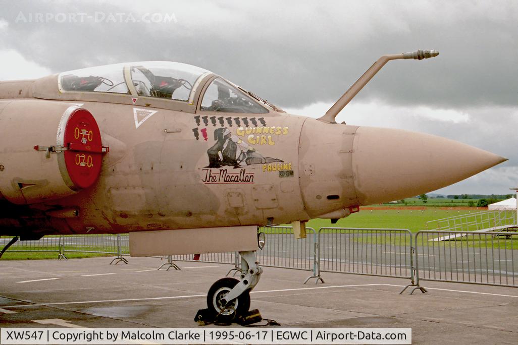 XW547, 1972 Hawker Siddeley Buccaneer S.2B C/N B3-08-71, Hawker Siddeley Buccaneer S2B. In desert camoflage after her return from the first Gulf War at RAF Cosford Aerospace Museum.