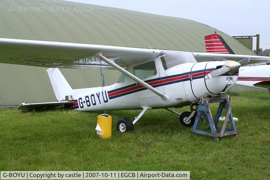 G-BOYU, 1974 Cessna A150L Aerobat C/N A150-0497, seen @ Barton